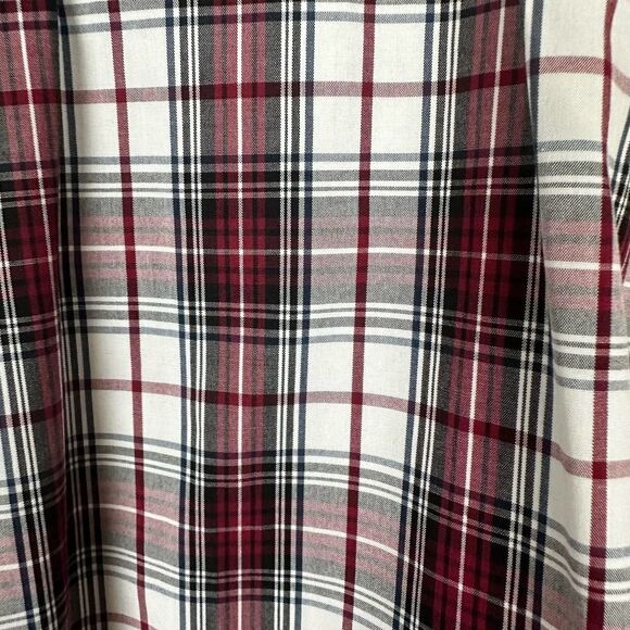 Todd Snyder Red Plaid 2 Ply Cotton‎ Button Up Shirt EUC 15 32/33 - Picture 6 of 9